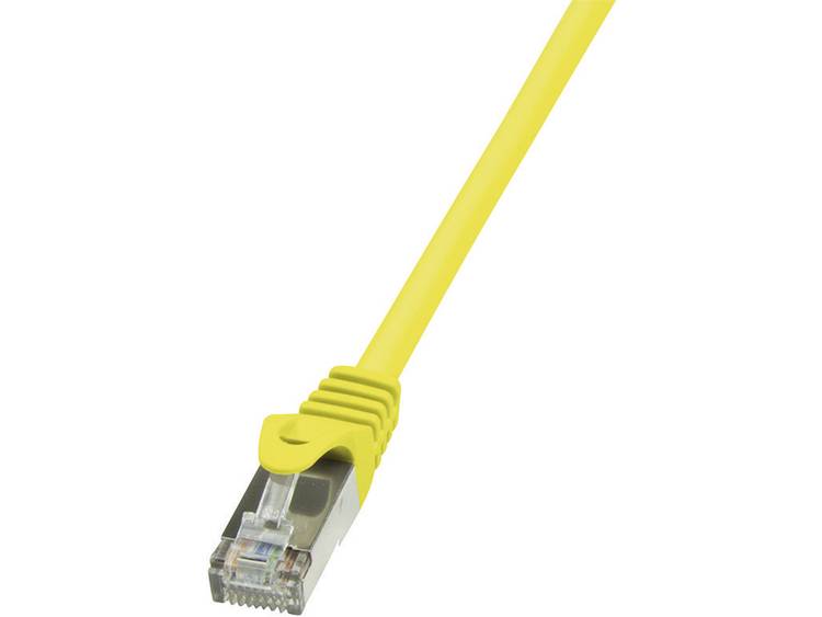 LogiLink Netwerk Aansluitkabel CAT 6 F-UTP 0.50 m Geel