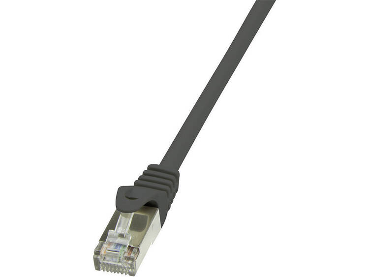 LogiLink Netwerk Aansluitkabel CAT 5e F-UTP 2 m Zwart