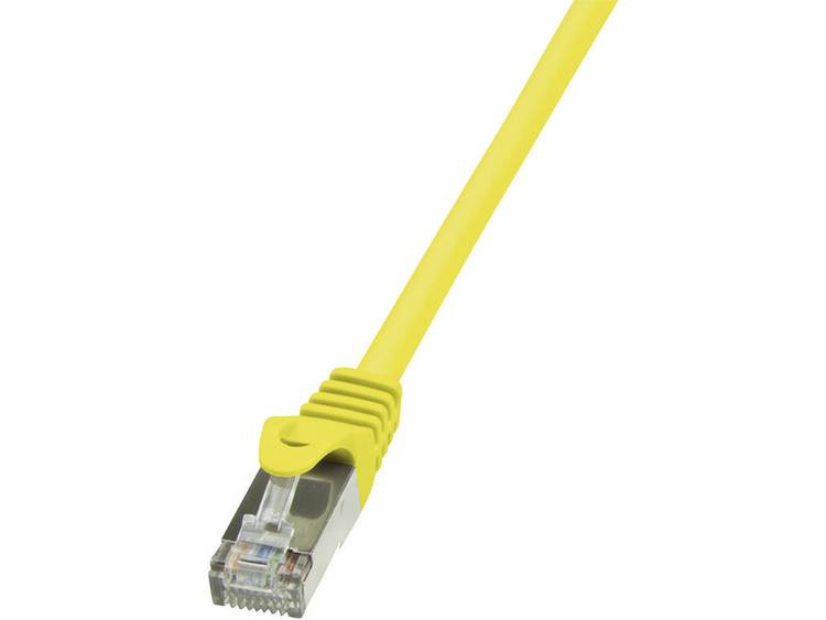 LogiLink Netwerk Aansluitkabel CAT 5e F-UTP 7.50 m Geel