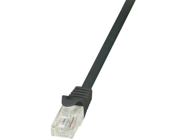 LogiLink Netwerk Aansluitkabel CAT 5e U-UTP 2 m Zwart