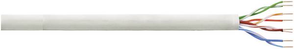 LogiLink CPV0033 Netwerkkabel CAT 6 U/UTP 4 x 2 x 0.205 mm² + 0  2 x 0.205 mm² Grijs 100 m