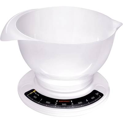 Soehnle Culina Pro Keukenweegschaal Analoog, Met schaalverdeling Weegbereik (max.): 5 kg Wit