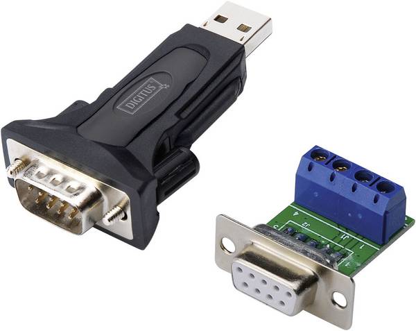 Digitus USB 2.0, Serieel Adapter [1x USB-A 2.0 stekker - 1x RS485-stekker] DA-70157 0.80 m