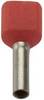 LAPP 61802033 Dubbele adereindhulzen 6 mm² Deels geïsoleerd Geel 100 stuk(s)