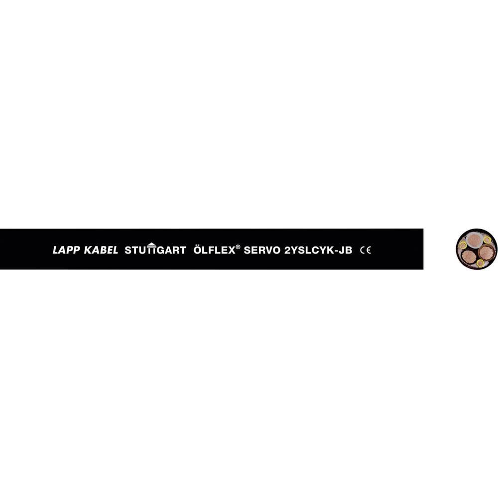 LAPP ÖLFLEX® SERVO 2YSLCY-JB Servokabel 3 x 4 mm² + 3 G 0.75 mm² Zwart 36441-100 100 m