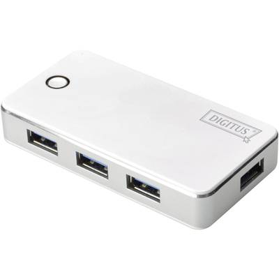 Digitus DA-70232 USB 3.2 Gen 1-hub 4 poorten  Wit