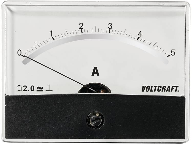 VOLTCRAFT AM-86X65-5 A-DC Inbouwmeter AM-86X65-5 A-DC 5 A Draaispoel