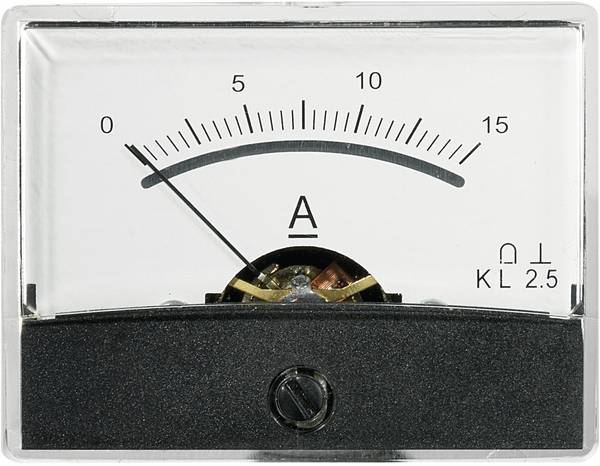 VOLTCRAFT AM-60X46/15A/DC AM-60X46/15A/DC Inbouwmeter AM-60X46/15A/DC 15 A Draaispoel