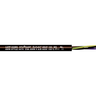 LAPP ÖLFLEX® HEAT 180 MS Hoge-temperatuur-kabel 2 x 0.50 mm² Zwart 46600-100 100 m