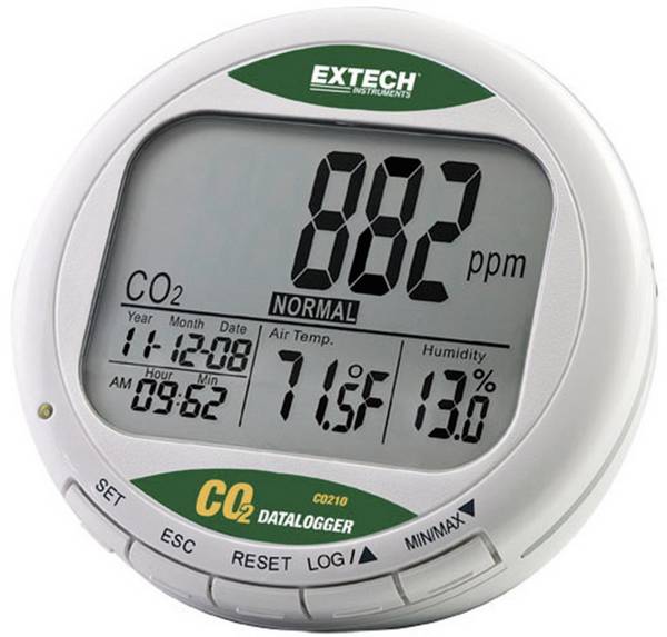 Extech CO210 Kooldioxidemeter 0 - 9999 ppm