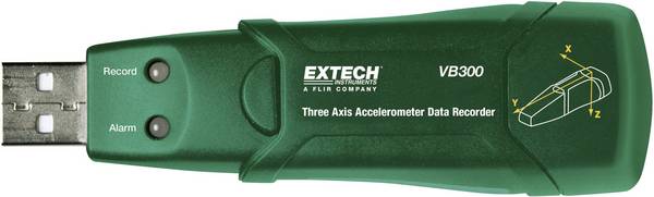 Extech VB300 Versnellingsmeter ±0,5 G