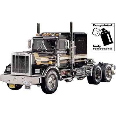 Tamiya 56336 King Hauler Black Edition 1:14 Elektro RC truck Bouwpakket Gelakt 