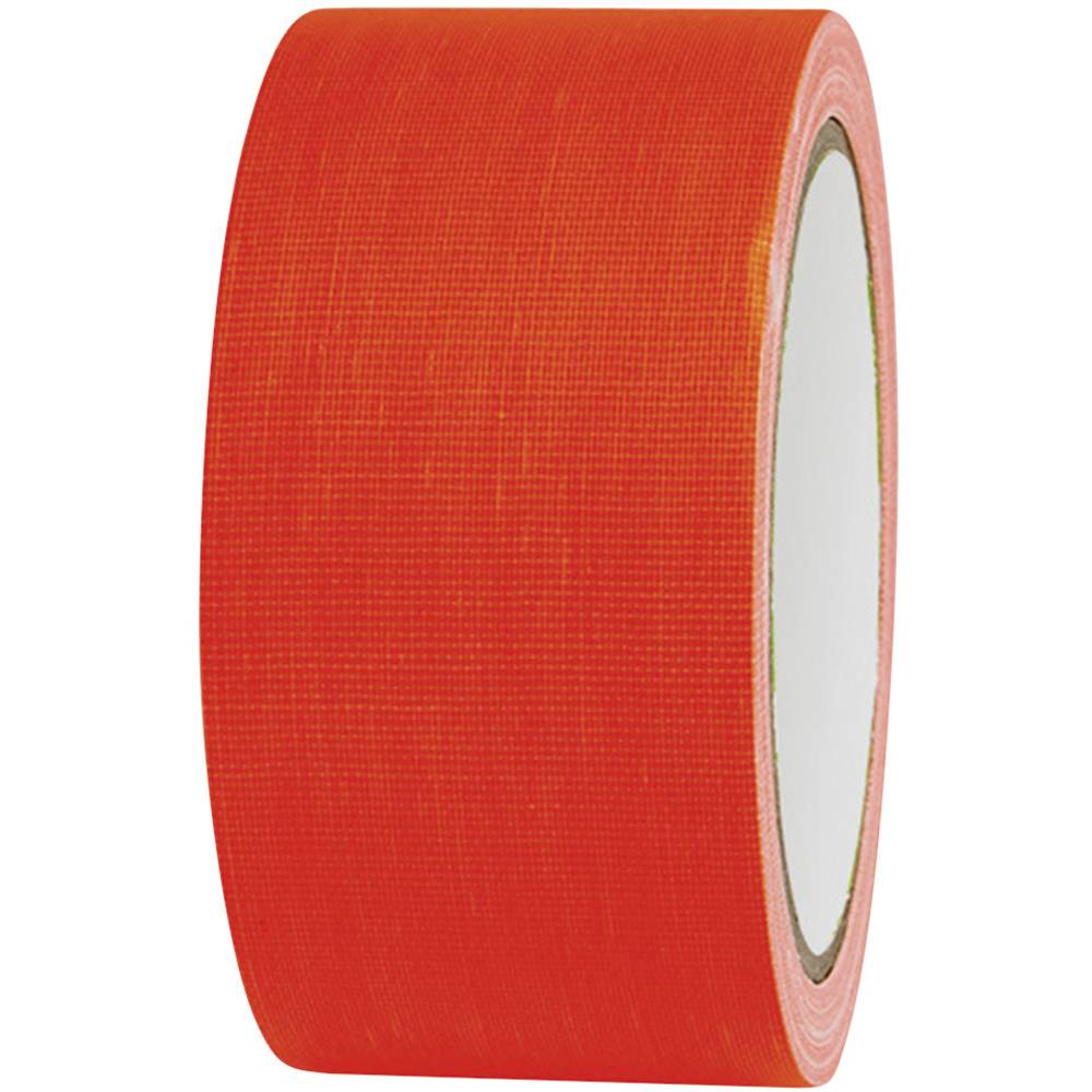 TOOLCRAFT 80FL5025OC 80FL5025OC Textieltape 80FL5025OC Neon-oranje (l x b) 25 m x 50 mm 1 stuk(s)