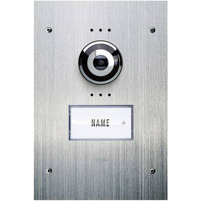 m-e modern-electronics  Vistadoor Buitenunit voor Video-deurintercom Kabelgebonden Eengezinswoning RVS