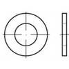 Onderlegring 1.7 mm 4 mm RVS A2 1000 stuk(s) TOOLCRAFT 1060320