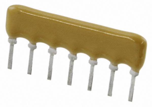 Bourns 4607X-101-103LF 4607X-101-103LF Weerstandsnetwerk 10 kΩ Radiaal bedraad SIP-7 0.2 W 1 stuk(s)