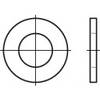 Onderlegring 11 mm 20 mm Staal 100 stuk(s) TOOLCRAFT 105539