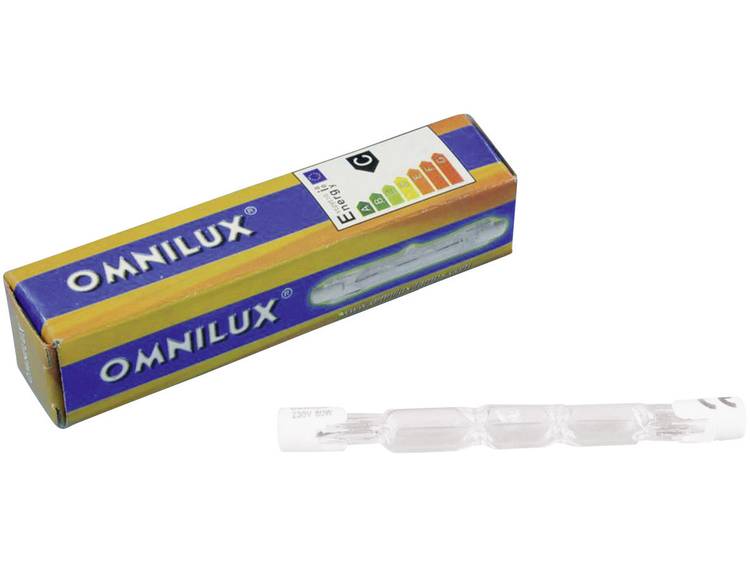 Omnilux 230 V-80 W R7s 78 mm halogeen staaflamp