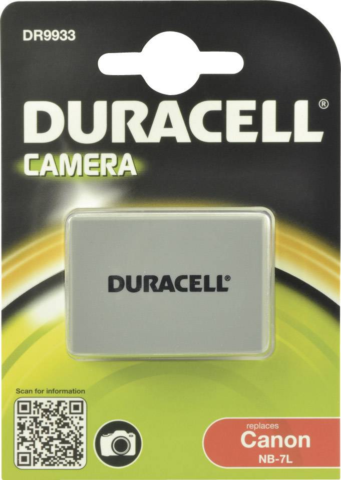 Duracell Li-ion batterij 1000mAh voor Canon NB-7L-3