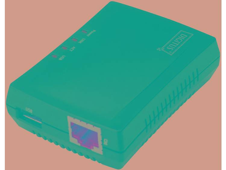 Digitus DN-13020 Netwerk-USB-server USB 2.0, LAN (10-100 MBit-s)