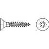 TOOLCRAFT 1069713 Verzonken schroeven 3 mm 12 mm Kruiskop Pozidriv 88097 RVS A2 1000 stuk(s)