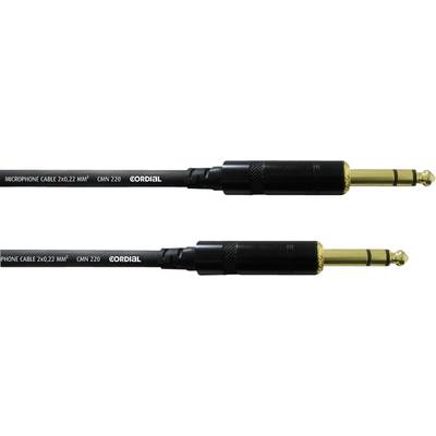 Cordial CFM 6 VV Instrumenten Kabel [1x Jackplug male 6,3 mm - 1x Jackplug male 6,3 mm] 6.00 m Zwart