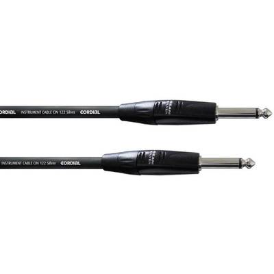 Cordial CII3PP Instrumenten Kabel [1x Jackplug male 6,3 mm - 1x Jackplug male 6,3 mm] 3.00 m Zwart