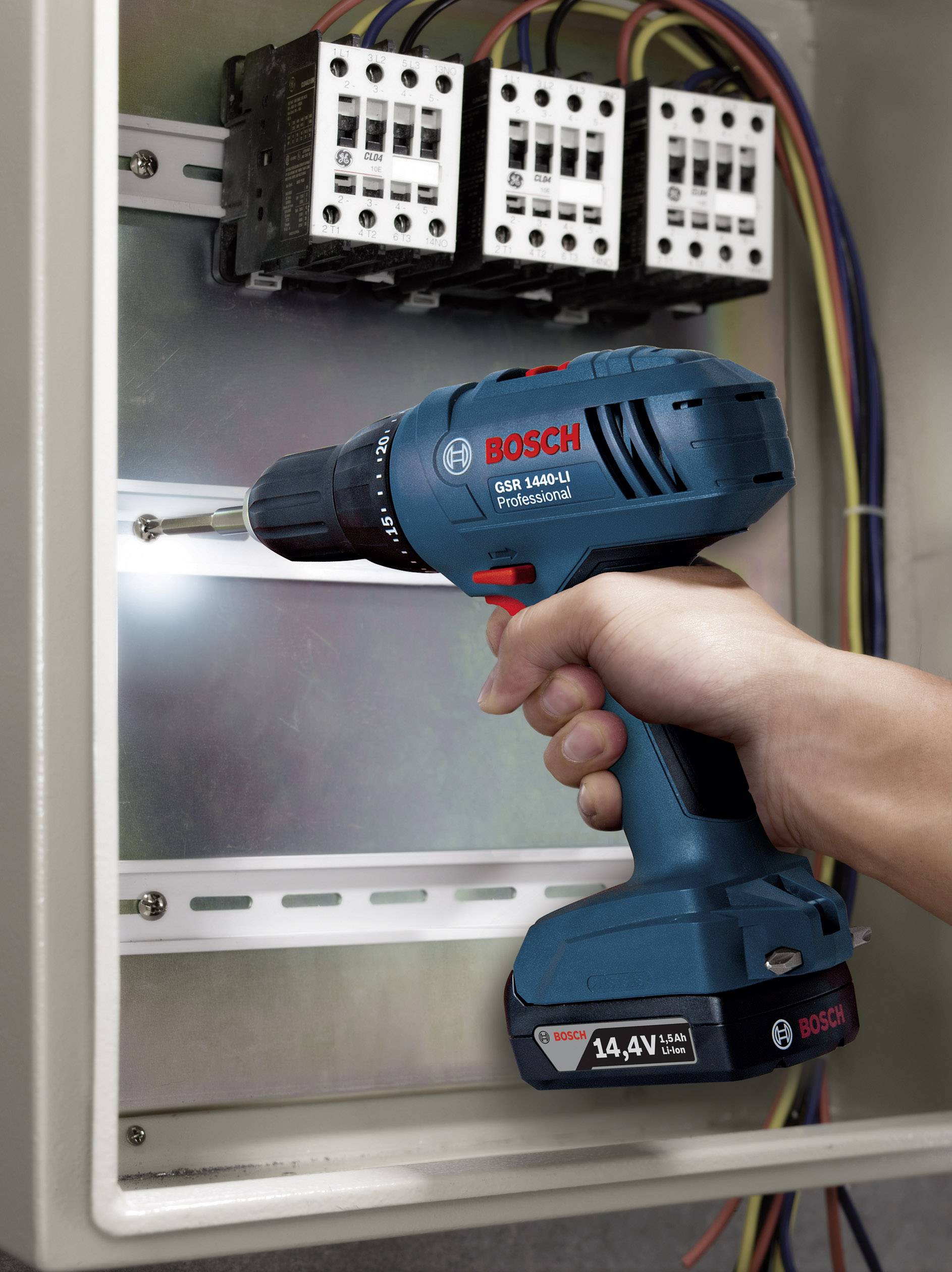 Bosch Professional GSR 1440-LI 06019A8405 Accu-schroefboormachine 14.4 V 1.5 Ah Li-ion Incl. 2 accu's, Incl. koffer-2