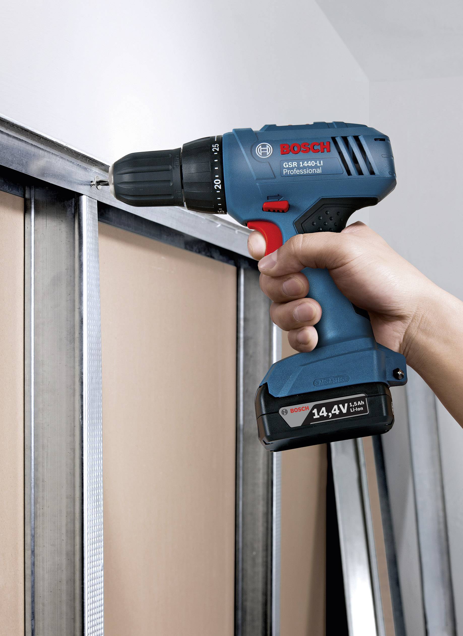 Bosch Professional GSR 1440-LI 06019A8405 Accu-schroefboormachine 14.4 V 1.5 Ah Li-ion Incl. 2 accu's, Incl. koffer-3