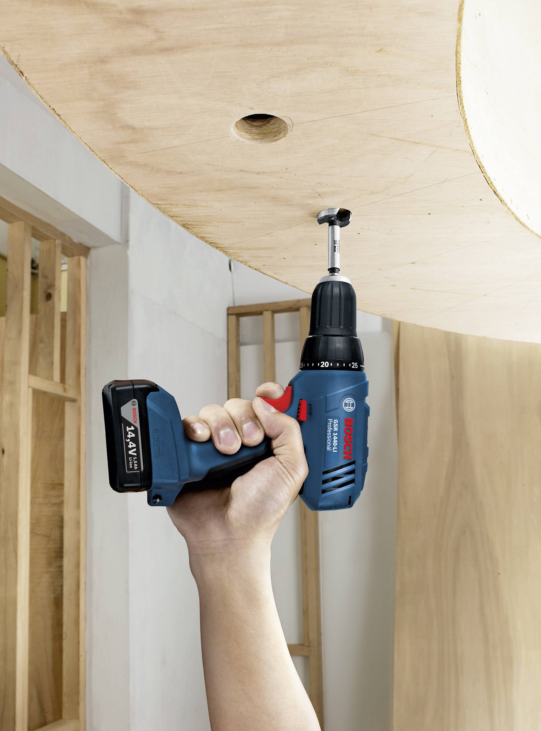 Bosch Professional GSR 1440-LI 06019A8405 Accu-schroefboormachine 14.4 V 1.5 Ah Li-ion Incl. 2 accu's, Incl. koffer-5