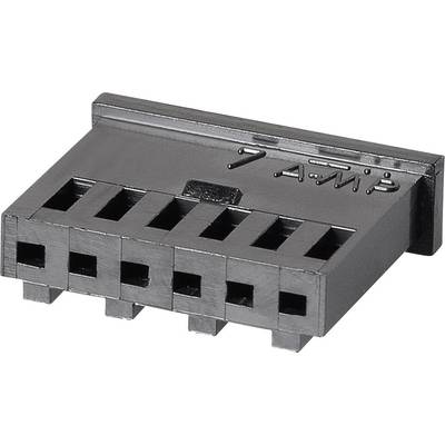 TE Connectivity 280512 Female behuizing-kabel AMPMODU MOD II Totaal aantal polen 9 Rastermaat: 2.54 mm 1 stuk(s)