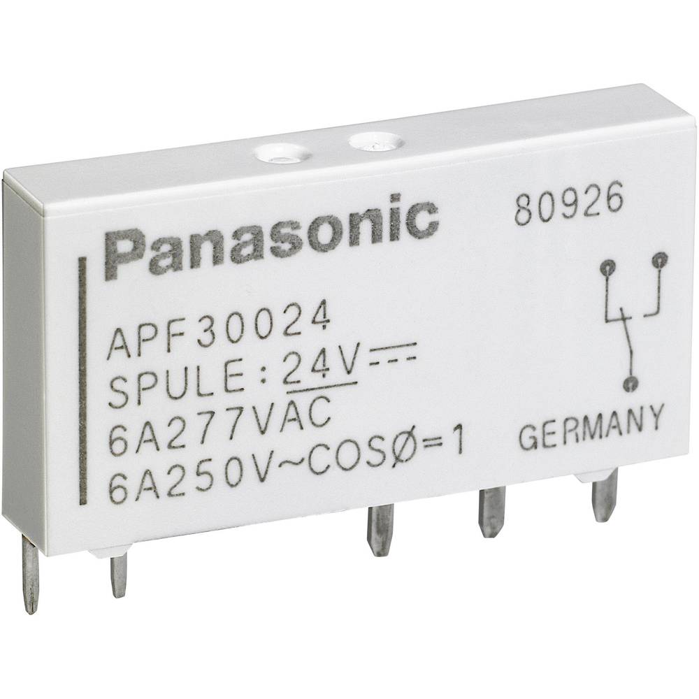 Panasonic APF30312 Printrelais 12 V/DC 6 A 1x wisselcontact 1 stuk(s)