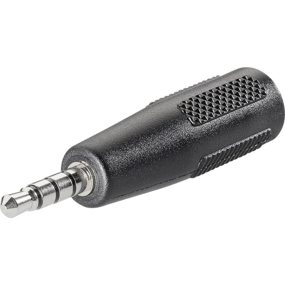 BKL Electronic 1102058 Jackplug-adapter Jackplug male 3,5 mm - Jackplug female 2,5 mm Stereo Aantal polen: 4 Inhoud: 1