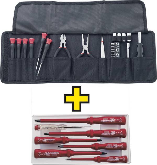Gereedschapsset Electricien Incl. tas 32-delig