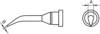 Weller LT 1SLXHS Soldeerpunt Ronde vorm, gebogen Grootte soldeerpunt 0.4 mm Lengte soldeerpunt: 20.5 mm Inhoud: 1 stuk(s)