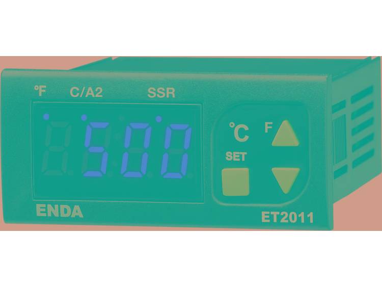 Enda PID-temperatuurregelaar ET2011-T-230 230 V-AC Inbouwmaten 71 x 29,5