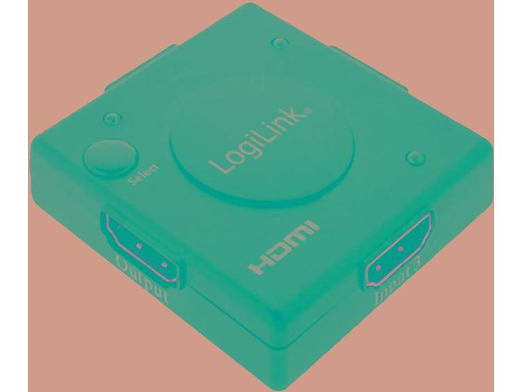 LogiLink HD0006 3 poorten HDMI-switch Zwart