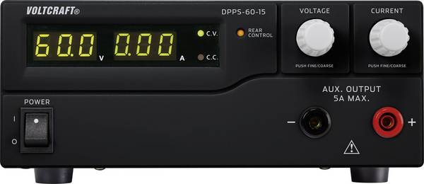VOLTCRAFT DPPS-60-15 Labvoeding, regelbaar Kalibratie (ISO) 1 - 60 V/DC 0 - 15 A 900 W USB Programmeerbaar Aantal uitgangen: 1 x