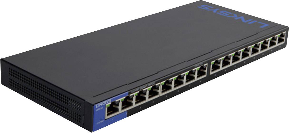 Linksys LGS116 Netwerk switch 16 poorten 1 Gbit/s Conrad.nl