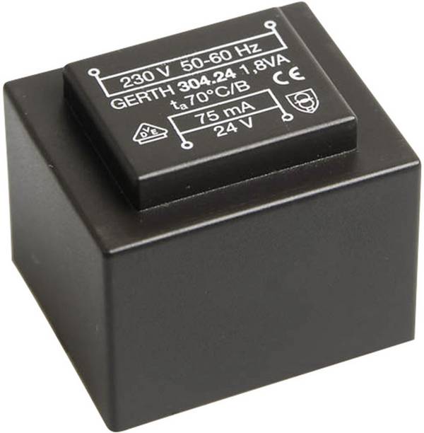 Gerth PT301501 Printtransformator 1 x 230 V 1 x 15 V/AC 1.80 VA 120 mA