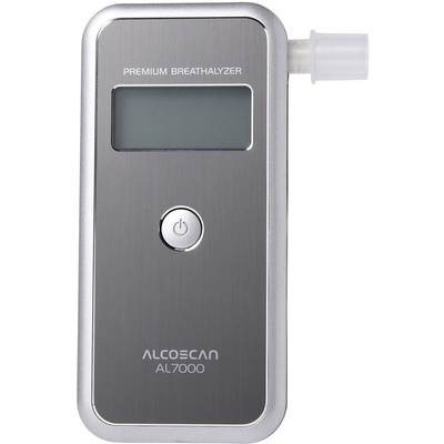 ACE AL7000 Alcoholtester Zilver 0 tot 4 ‰ Verwisselbare sensor, Incl. display