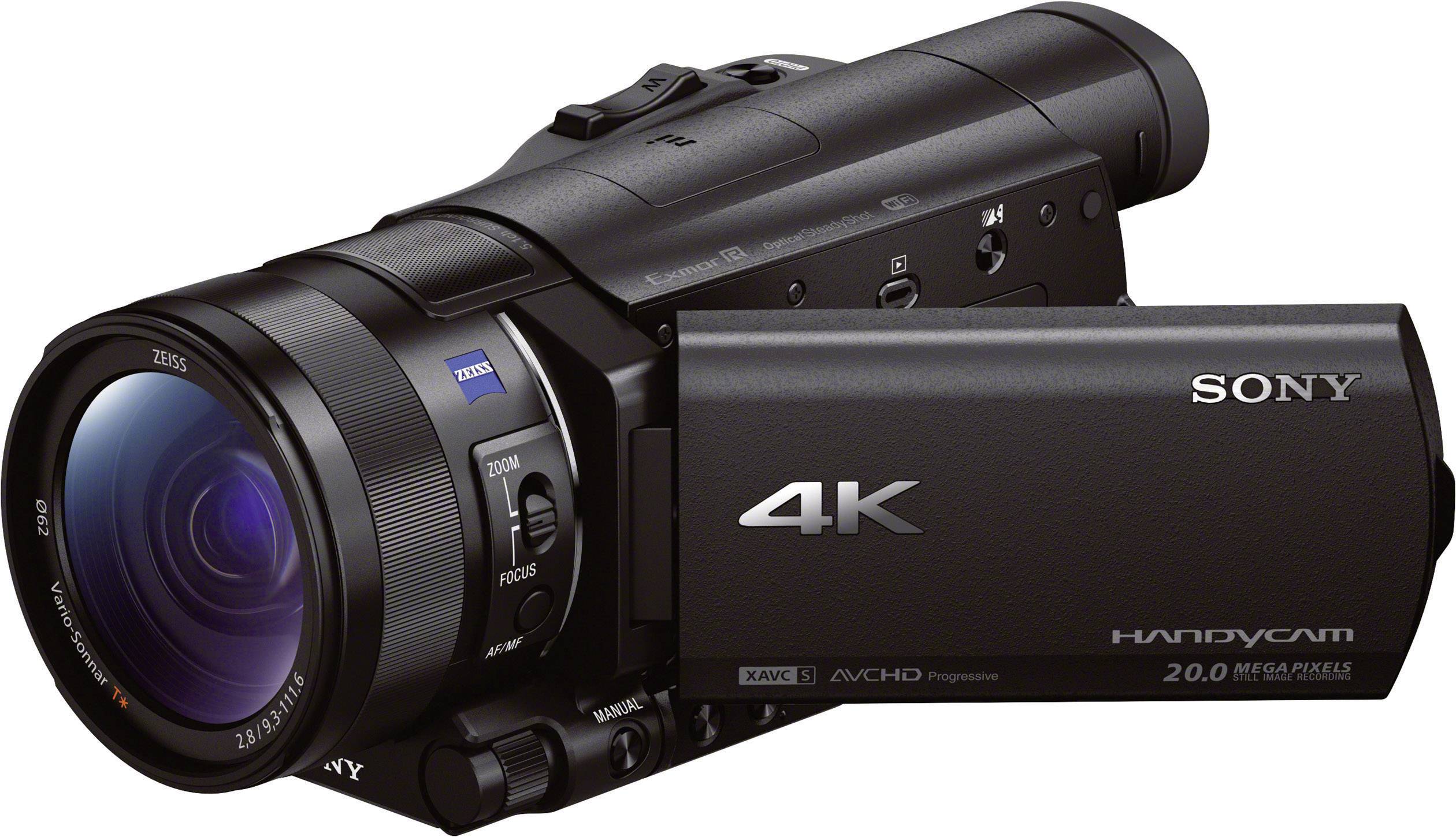 Sony FDRAX100E Camcorder 8.9 cm 3.5 inch 20.9 Mpix Zoom optisch 12 x