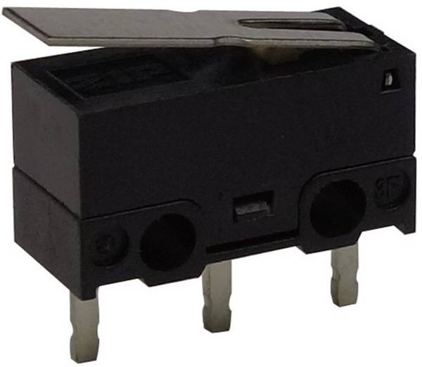 Zippy DF-03S-1P-Z Microschakelaar DF-03S-1P-Z 125 V/AC 3 A 1x aan/(aan)  Moment 1 stuk(s)