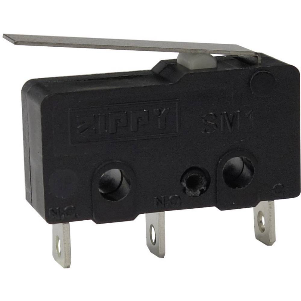 Zippy SM1-N6S-02A0-Z Microschakelaar SM1-N6S-02A0-Z 250 V/AC 6 A 1x aan/(aan) Moment 1 stuk(s)
