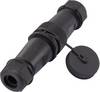 1094579 Ronde connector adapter Stekker, recht, Bus, recht Totaal aantal polen: 2 1 stuk(s)
