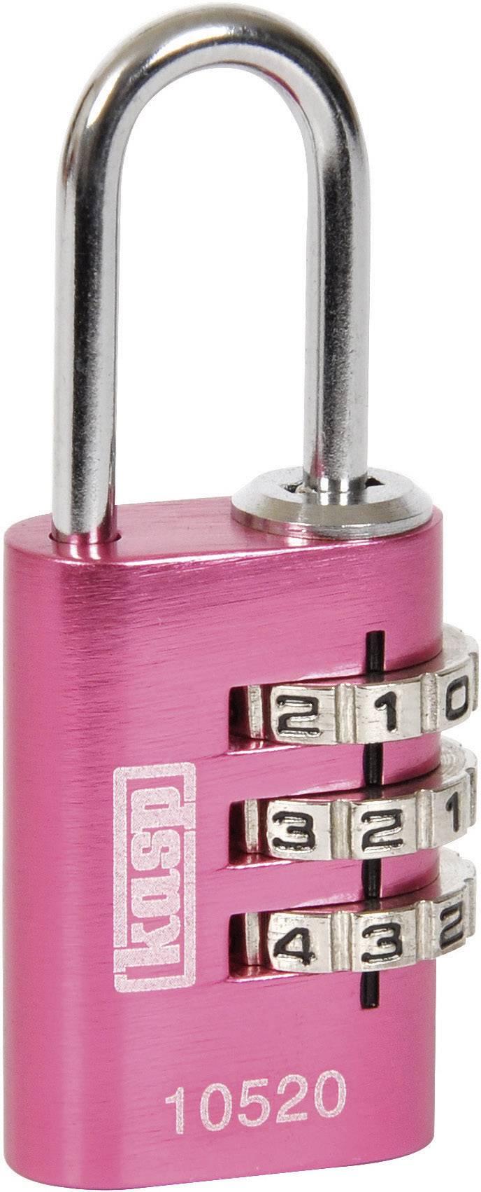 Kasp K10520PIND Hänglås 20 mm Rosa Kombination