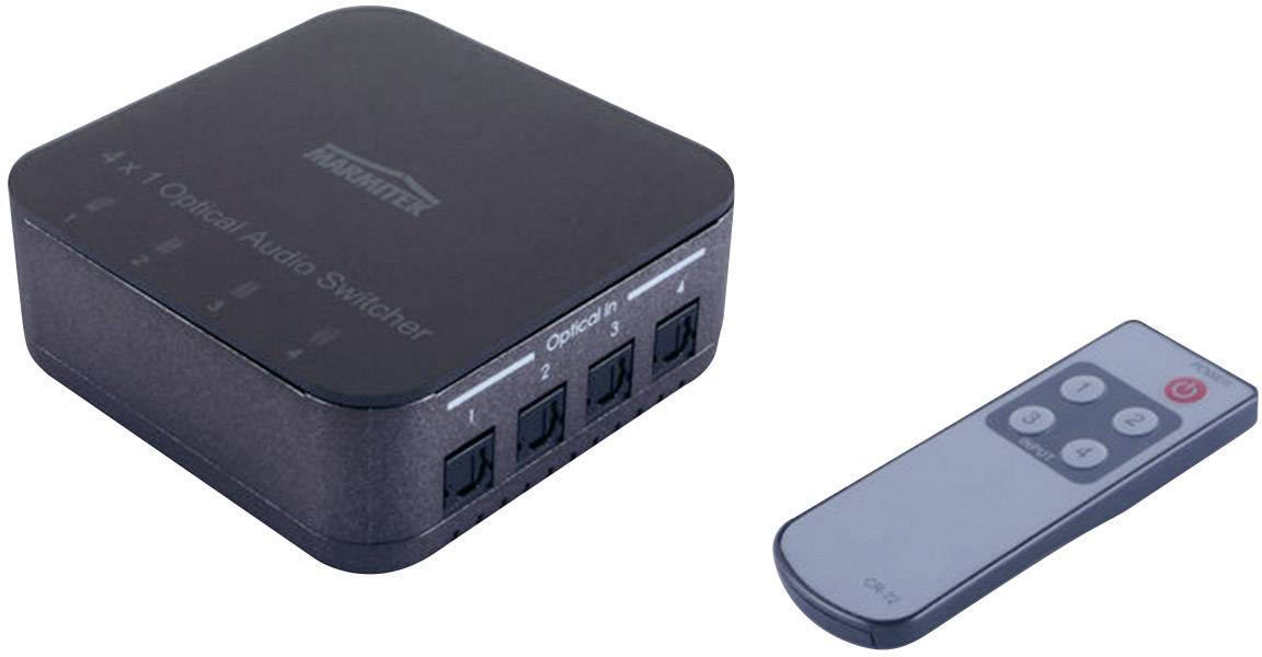 Marmitek Connect TS41 Toslink Digital Audio Switch 4x1-0