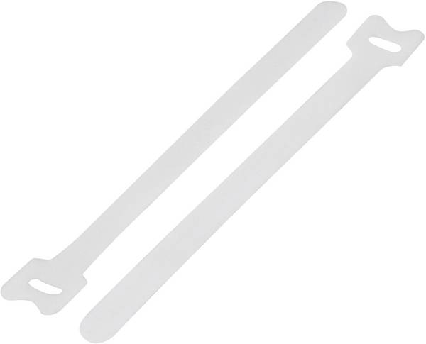 TRU COMPONENTS TC-MGT-125WE203 Klittenband kabelbinder  Om te bundelen Haak- en lusdeel (l x b) 125 mm x 12 mm Wit 1 stuk(s)