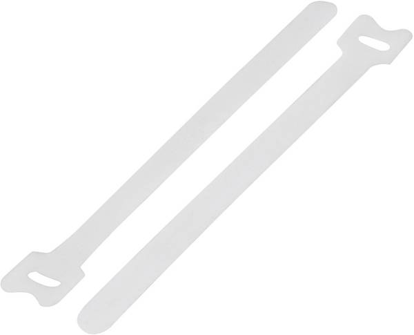 TRU COMPONENTS TC-MGT-150WE203 Klittenband kabelbinder  Om te bundelen Haak- en lusdeel (l x b) 150 mm x 12 mm Wit 1 stuk(s)