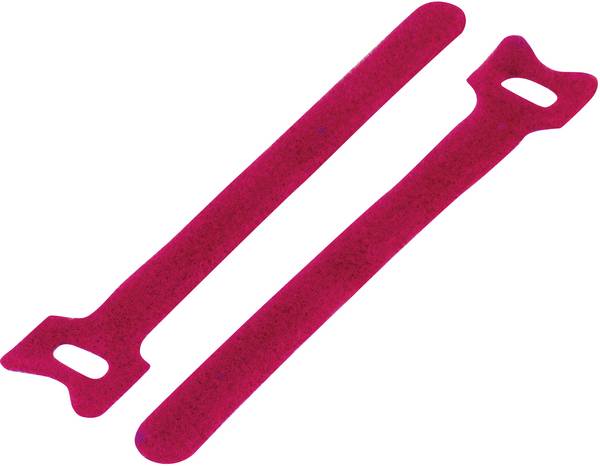 TRU COMPONENTS TC-MGT-310RD203 Klittenband kabelbinder  Om te bundelen Haak- en lusdeel (l x b) 310 mm x 16 mm Rood 1 stuk(s)